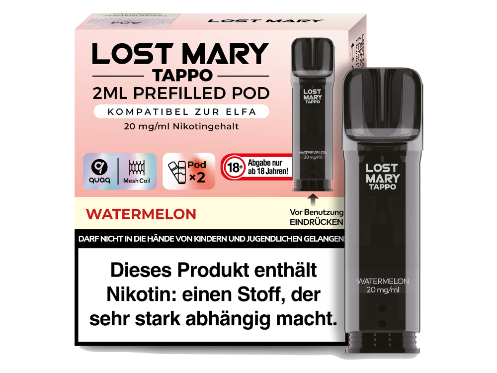 Lost Mary Tappo POD 2x - Watermelon