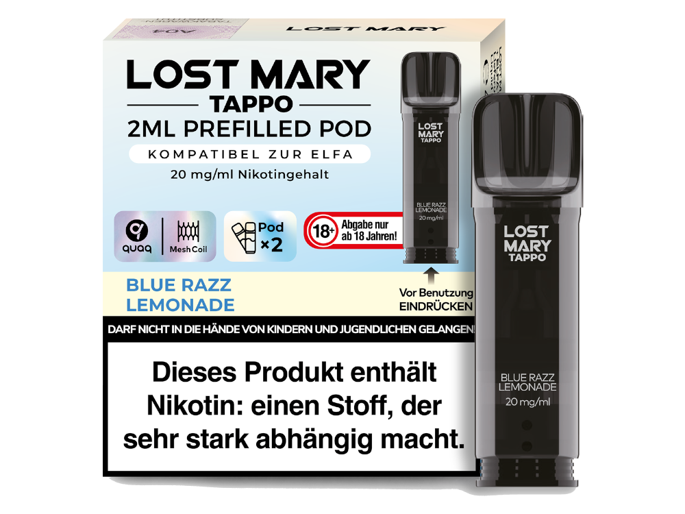 Lost Mary Tappo POD 2x - Blue Razz Lemonade