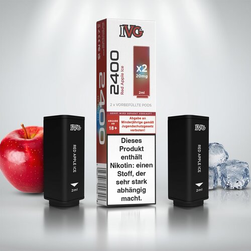 IVG 2400 - 4 Pod System - Red Apple Ice