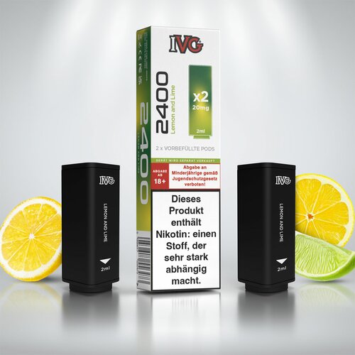 IVG 2400 - 4 Pod System - Lemon and Lime