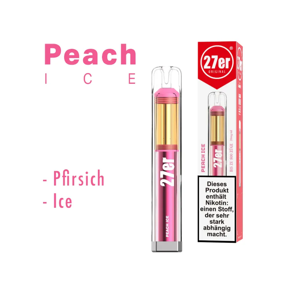 27er Vape - Peach Ice