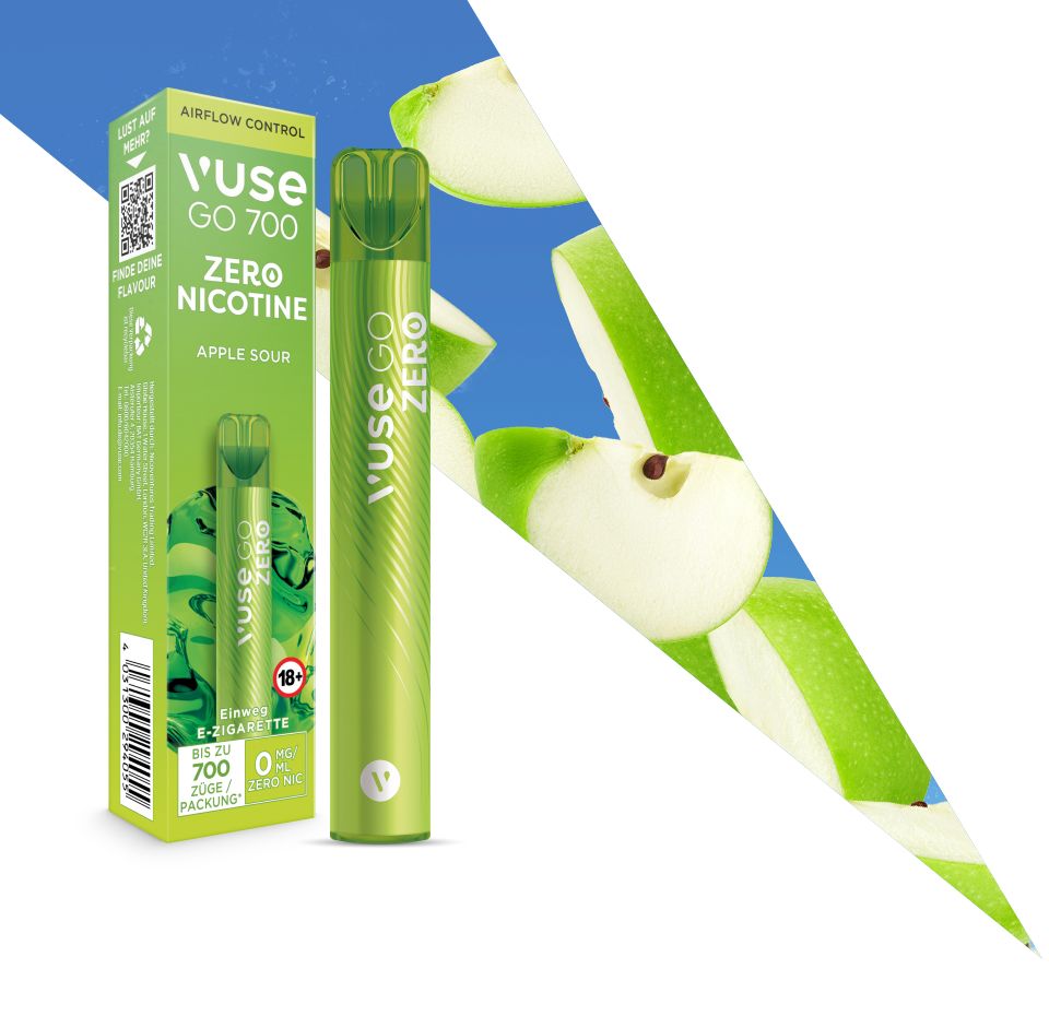 Vuse Go - Apple Sour NIKOTINFREI