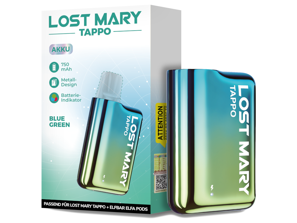 Lost Mary Tappo Akku - Blau-Grün