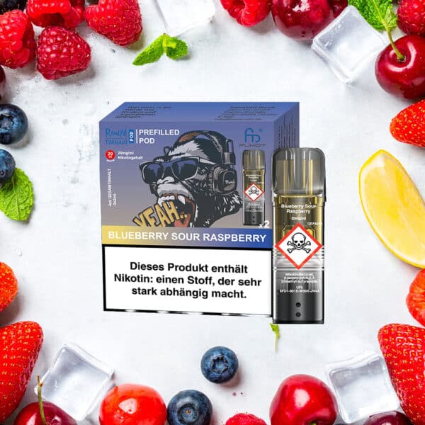 RandM Tornado Pods - Blueberry Sour Raspberry 2er Pack RandM Tornado Pods - Blueberry Sour Raspberry 2er Pack