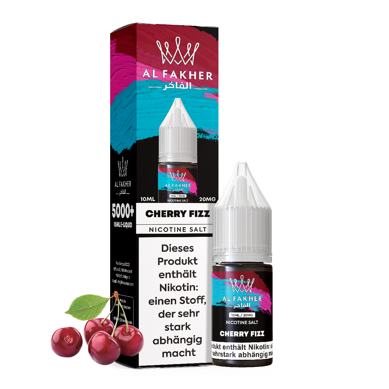Al Fakher Liquid - Cherry Fizzy Al Fakher Liquid - Cherry Fizzy