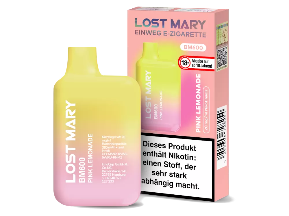 Elfbar Lost Mary - Pink Lemonade Elfbar Lost Mary - Pink Lemonade