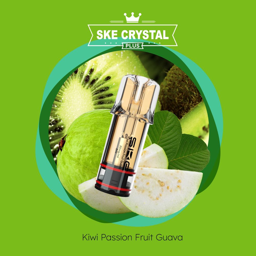 SKE Crystal PLUS - Kiwi Passion Fruit Guava SKE Crystal PLUS - Kiwi Passion Fruit Guava