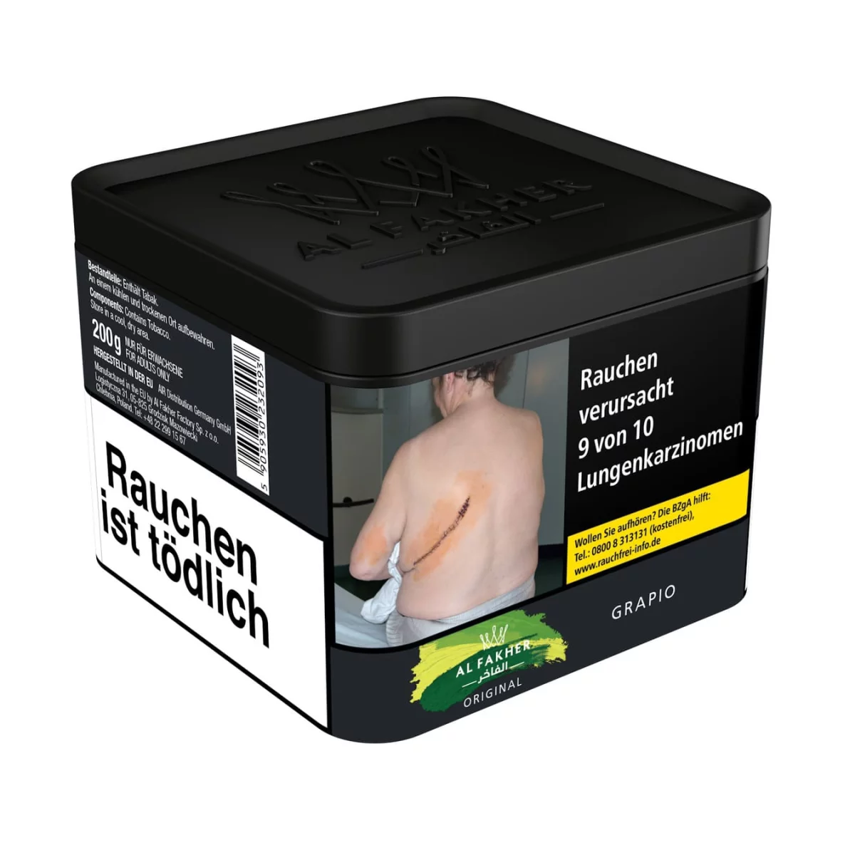 Al Fakher Shisha Tabak (200g) - Grapio Al Fakher Shisha Tabak (200g) - Grapio