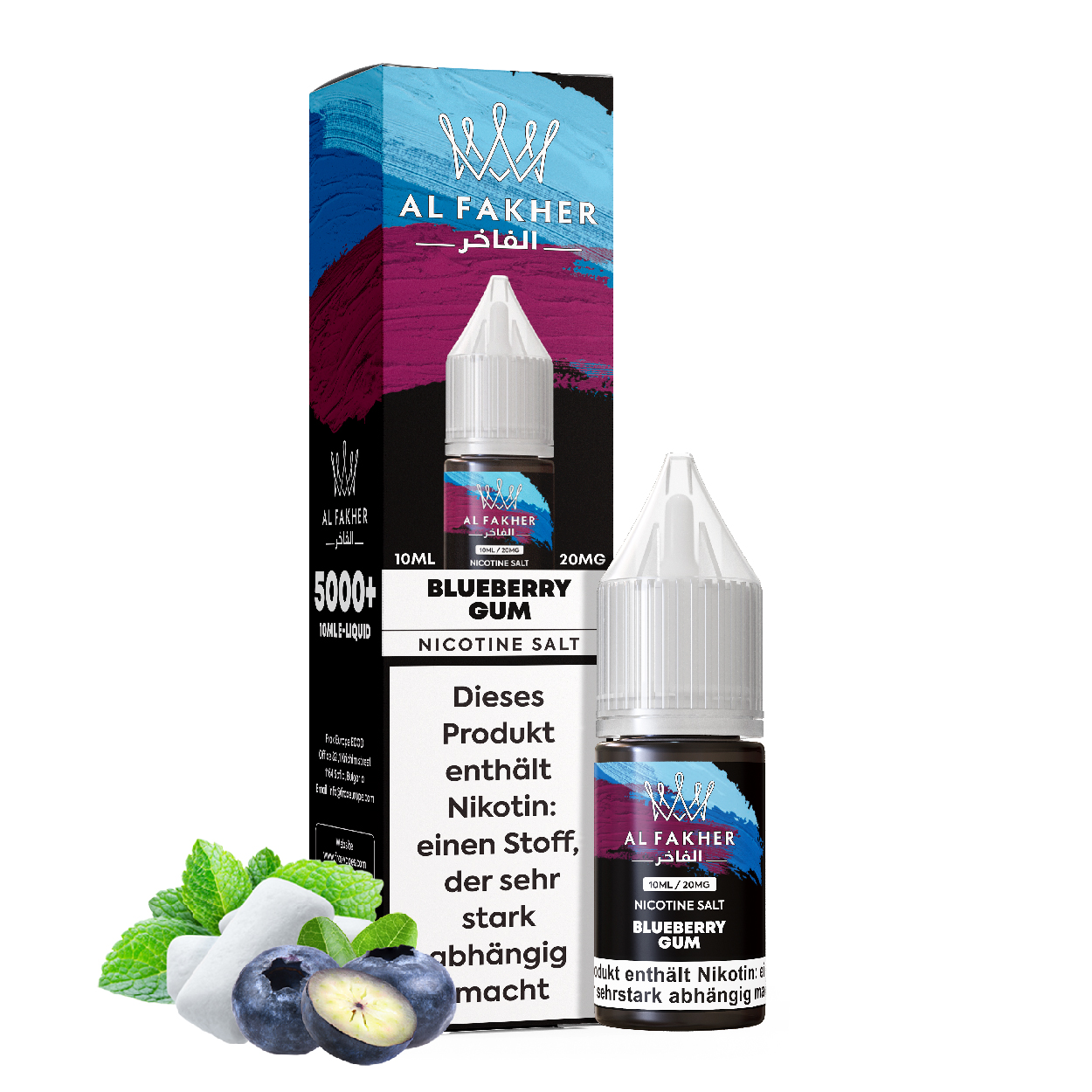 Al Fakher Liquid - Blueberry Gum Al Fakher Liquid - Blueberry Gum