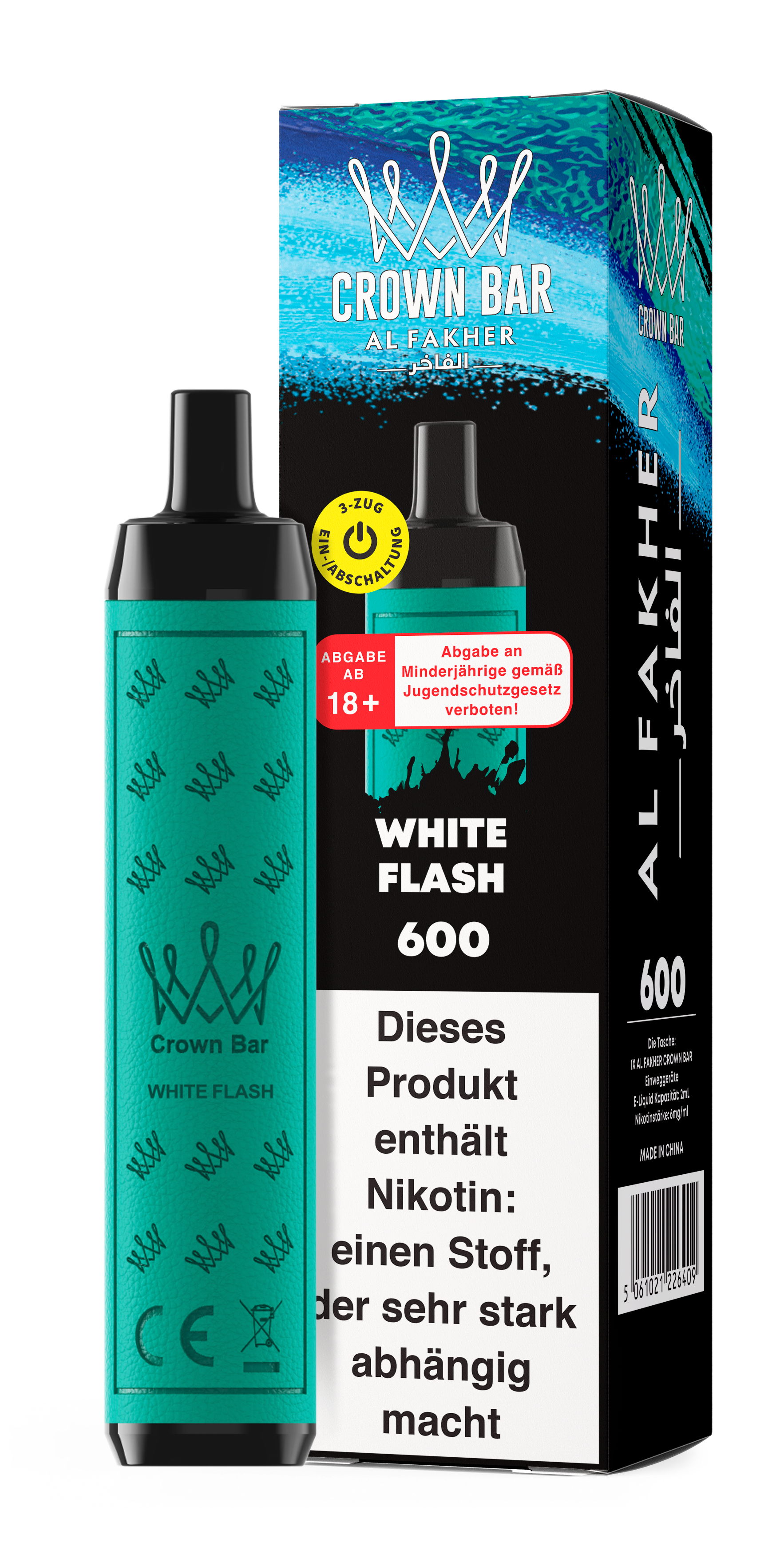 Al Fakher 600 - White Flash Al Fakher 600 - White Flash