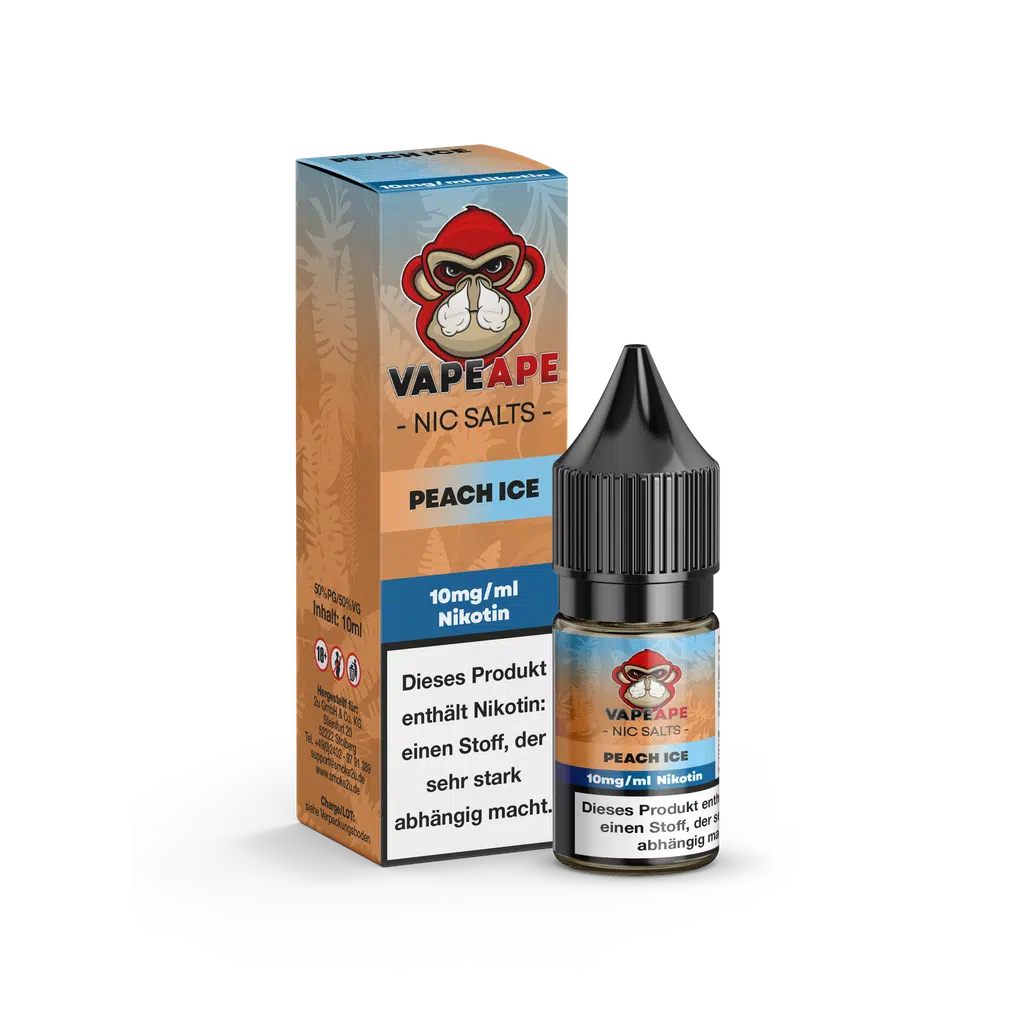 VapeApe Liquid - Peach Ice
