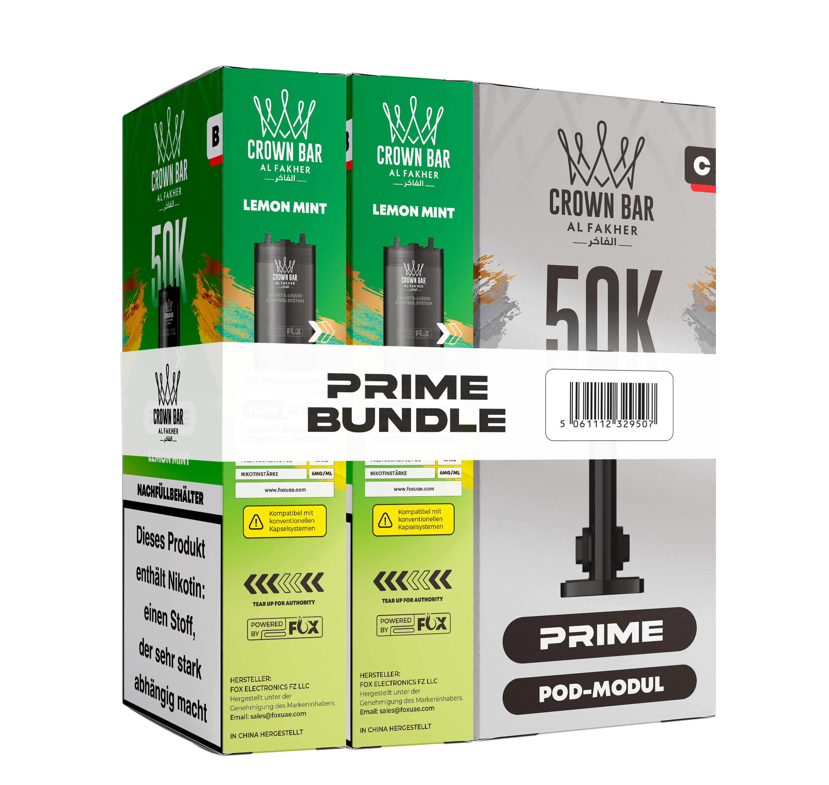 Al Fakher Hypermax 50K - Lemon Mint