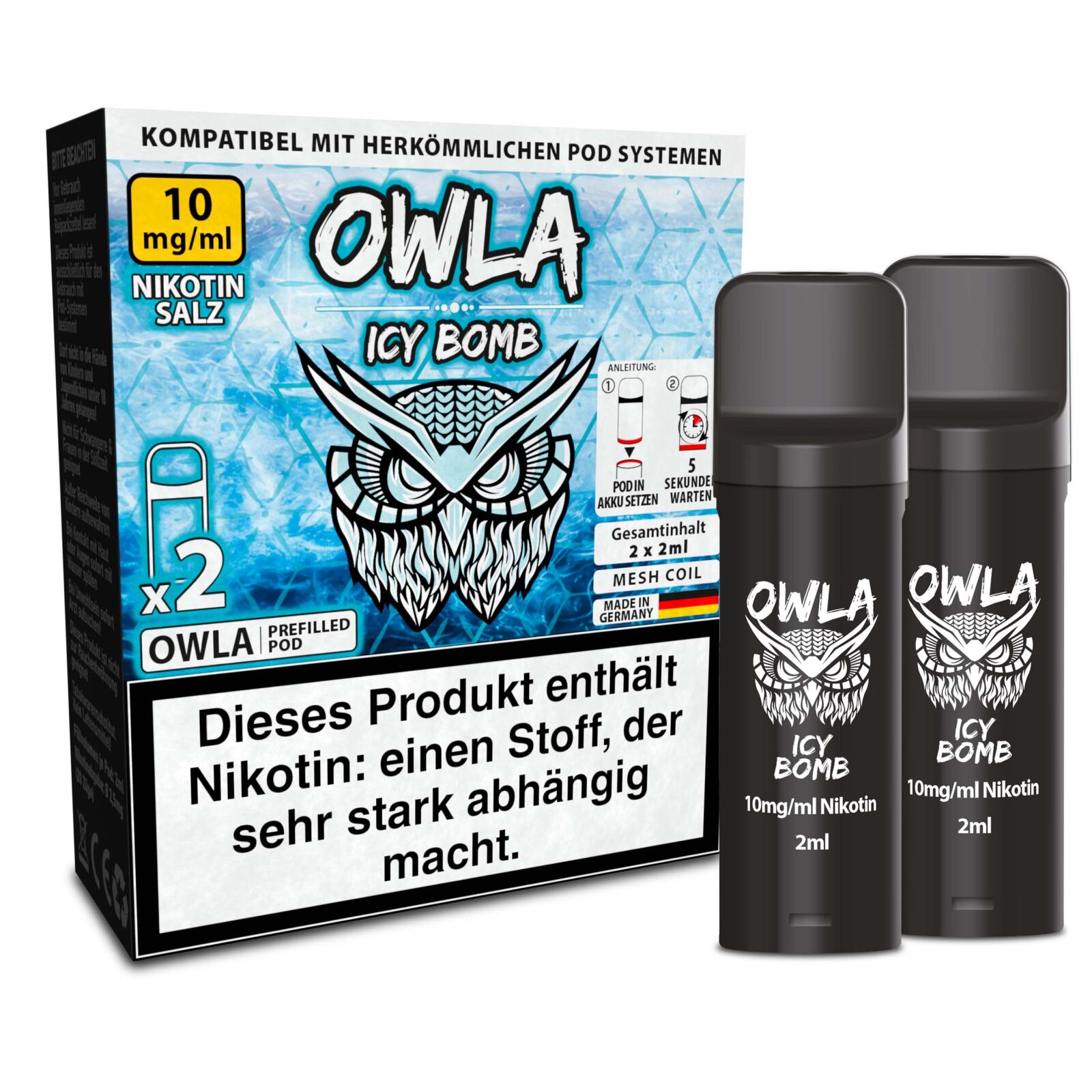 OWLA Pod - Icy Bomb (2er Pods) 10mg