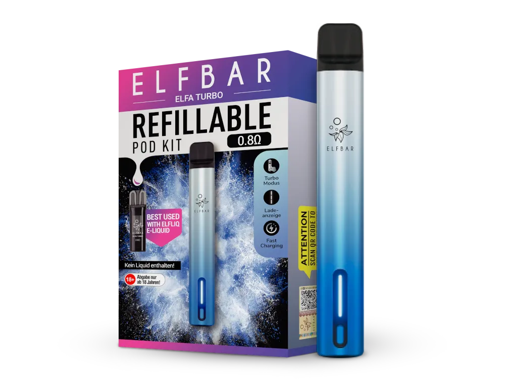 Elfbar Elfa Turbo Open Pod System fr 9,50 Elfbar Elfa Turbo Open Pod System fr 9,50