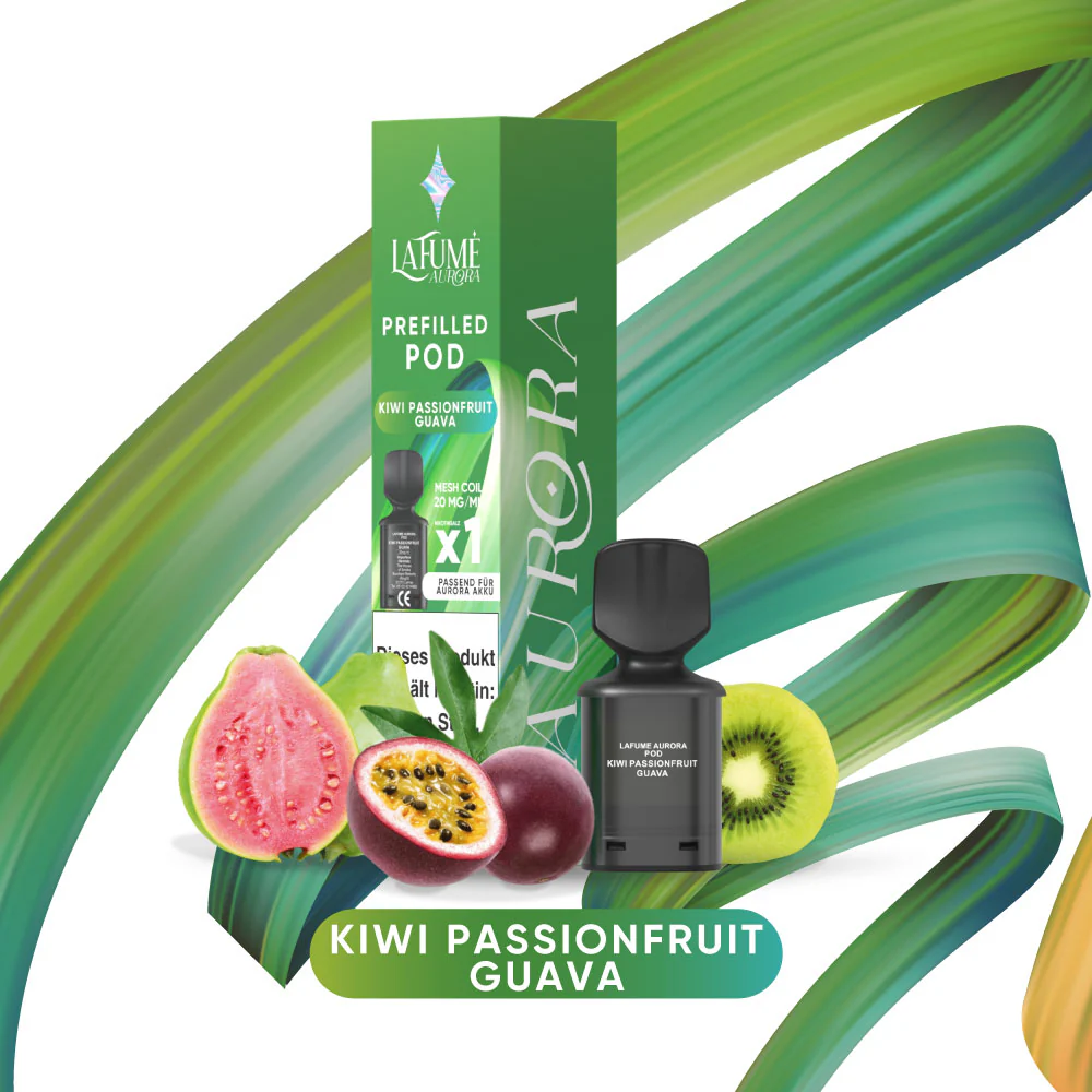 La Fume Aurora Pod - Kiwi Passion Fruit Guava La Fume Aurora Pod - Kiwi Passion Fruit Guava