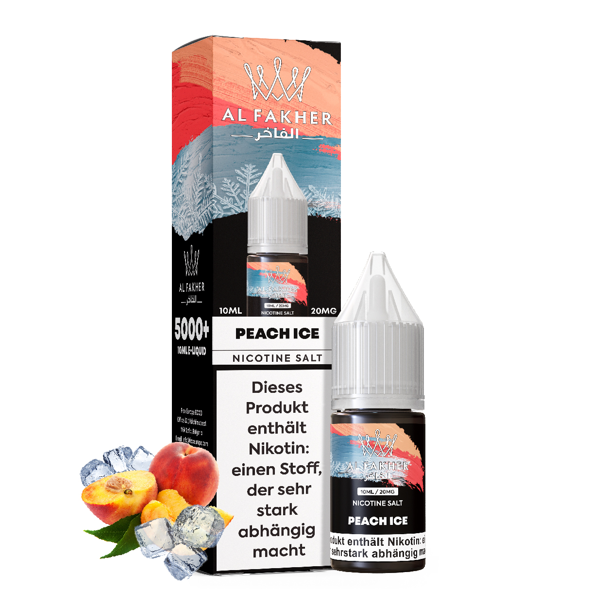 Al Fakher Liquid - Peach Ice Al Fakher Liquid - Peach Ice