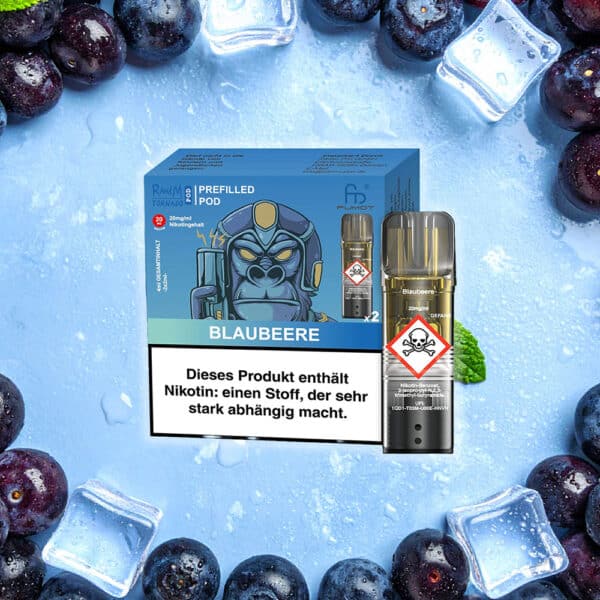RandM Tornado Pods - Blueberry 2er Pack RandM Tornado Pods - Blueberry 2er Pack