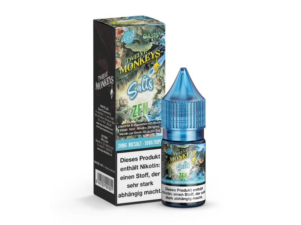 Twelve Monkeys Iced Liquid - Zen Twelve Monkeys Iced Liquid - Zen