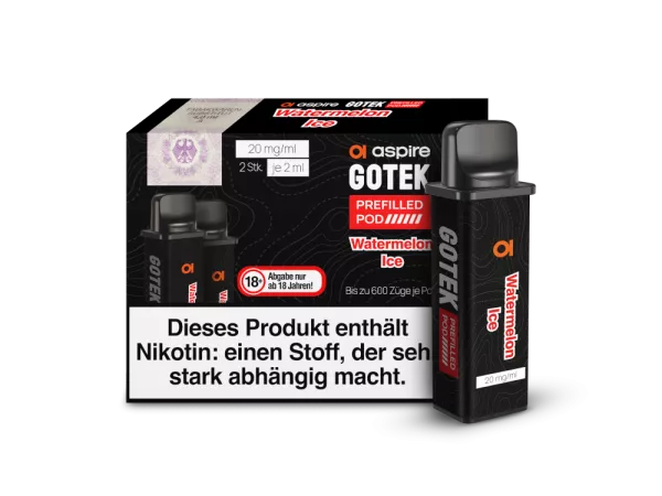 Aspire GoTek X POD (2stk) - Watermelon Ice Aspire GoTek X POD (2stk) - Watermelon Ice