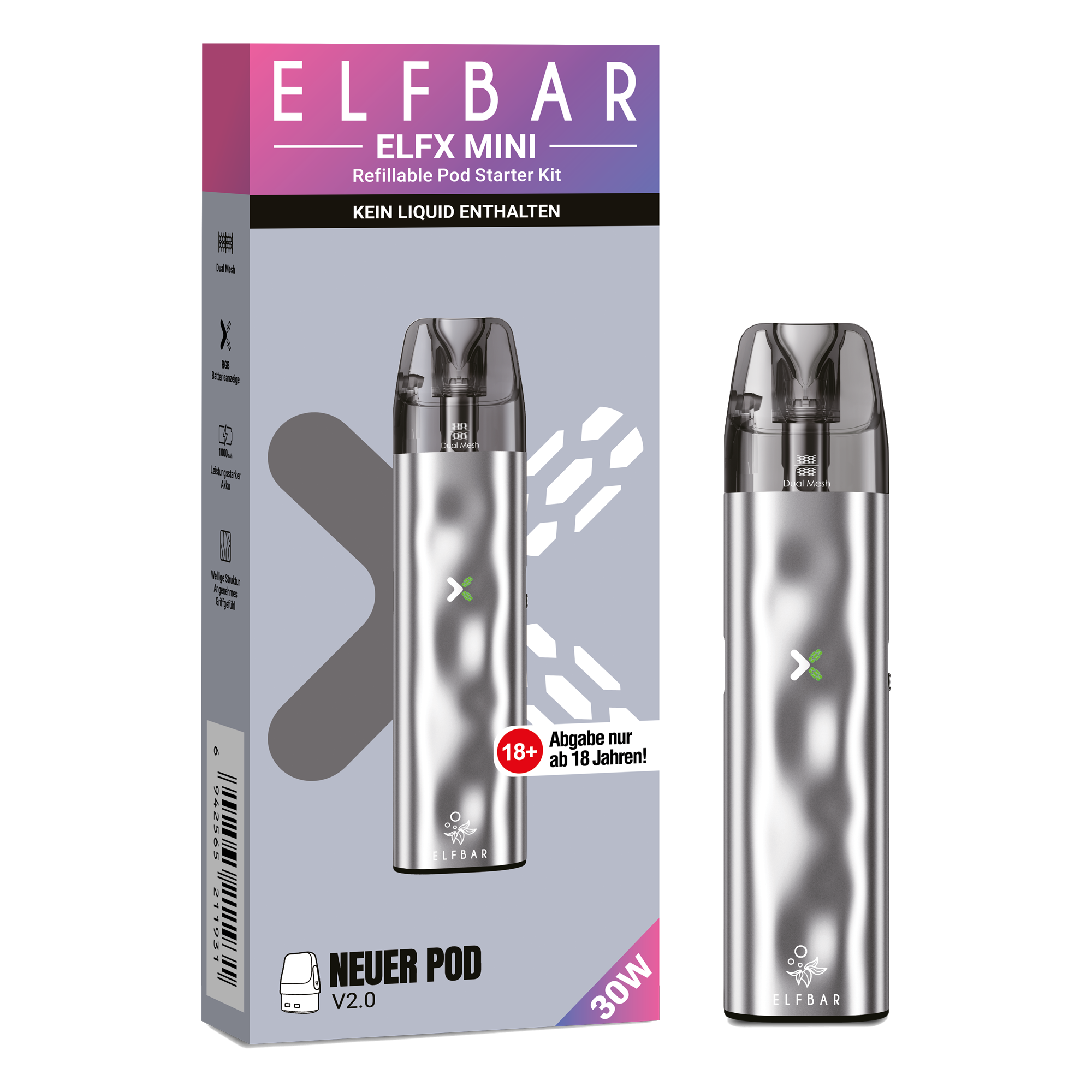 ELFBAR ELFX Mini - Silver