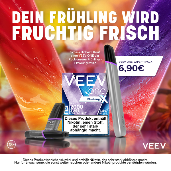 Die VEEV ONE fr alle Vaping-Fans fr 3.79 Die VEEV ONE fr alle Vaping-Fans fr 3.79