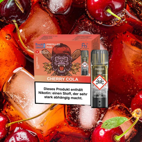 RandM Tornado Pods - Cherry Cola 2er Pack RandM Tornado Pods - Cherry Cola 2er Pack