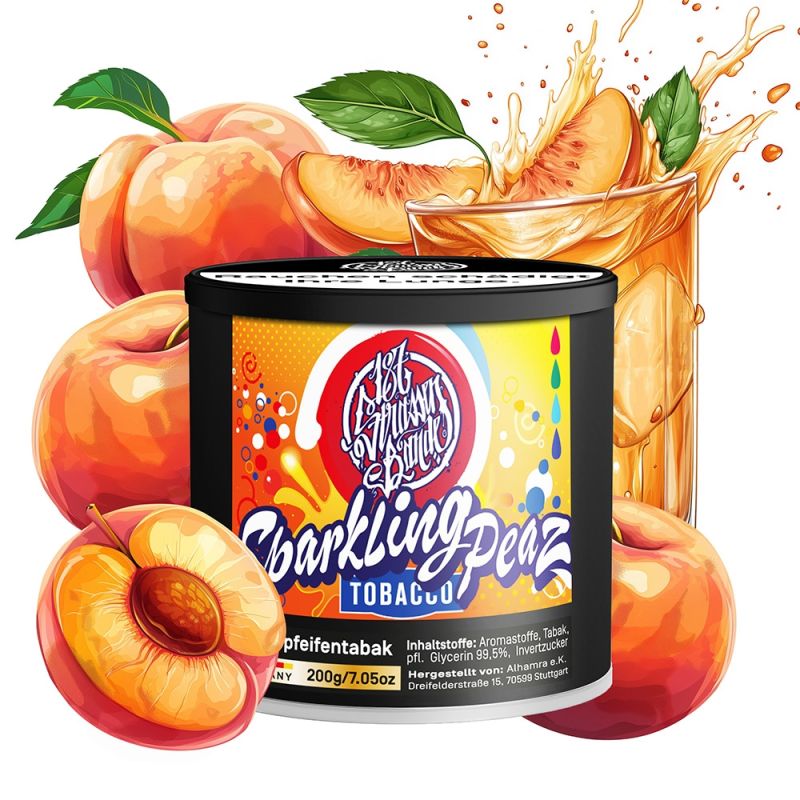 187 Shisha Tabak (200g) - Sparkling Peaz 187 Shisha Tabak (200g) - Sparkling Peaz