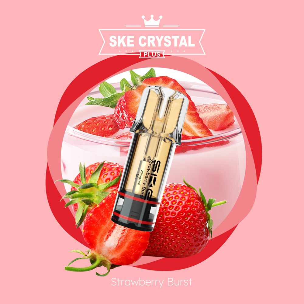 SKE Crystal PLUS - Strawberry Brust SKE Crystal PLUS - Strawberry Brust