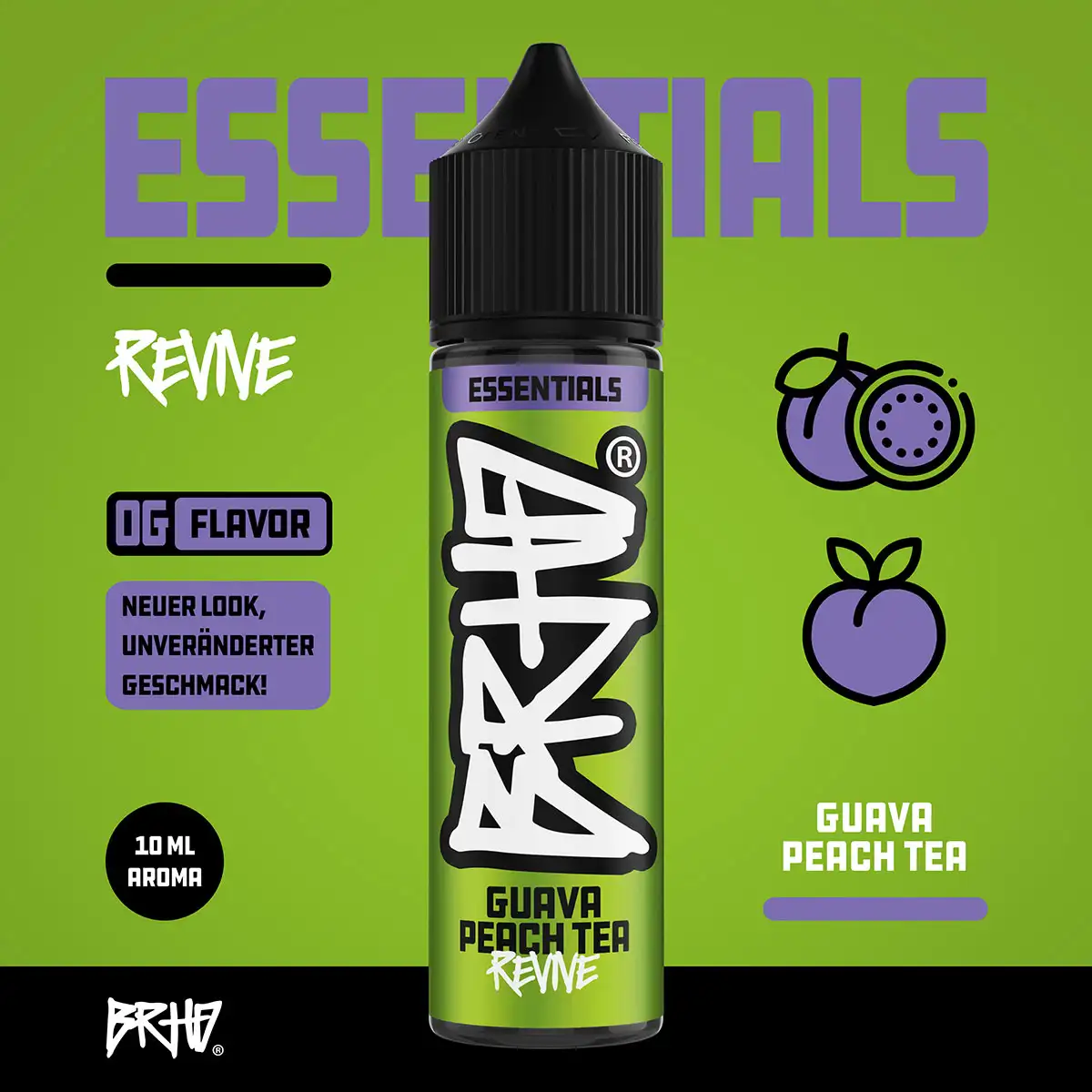 Barehead Essentials Longfill - Guava Peach Tea (Revive)