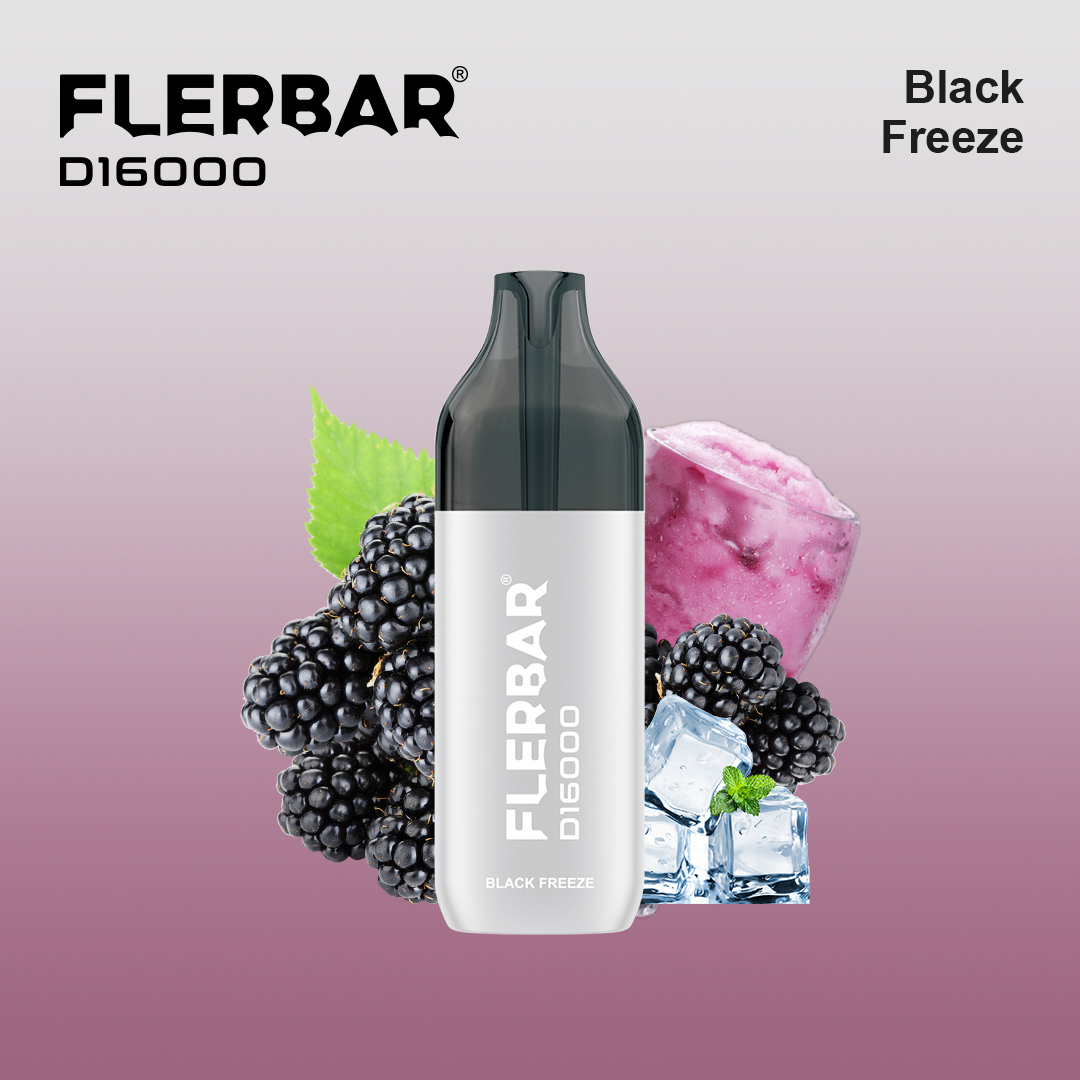 Flerbar D16000 - Black Freeze - 2ml + 10ml Flerbar D16000 - Black Freeze - 2ml + 10ml