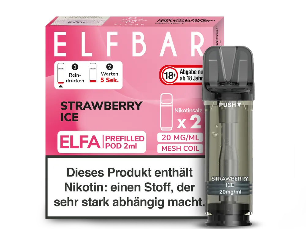 Elfa Pod - Strawberry Ice