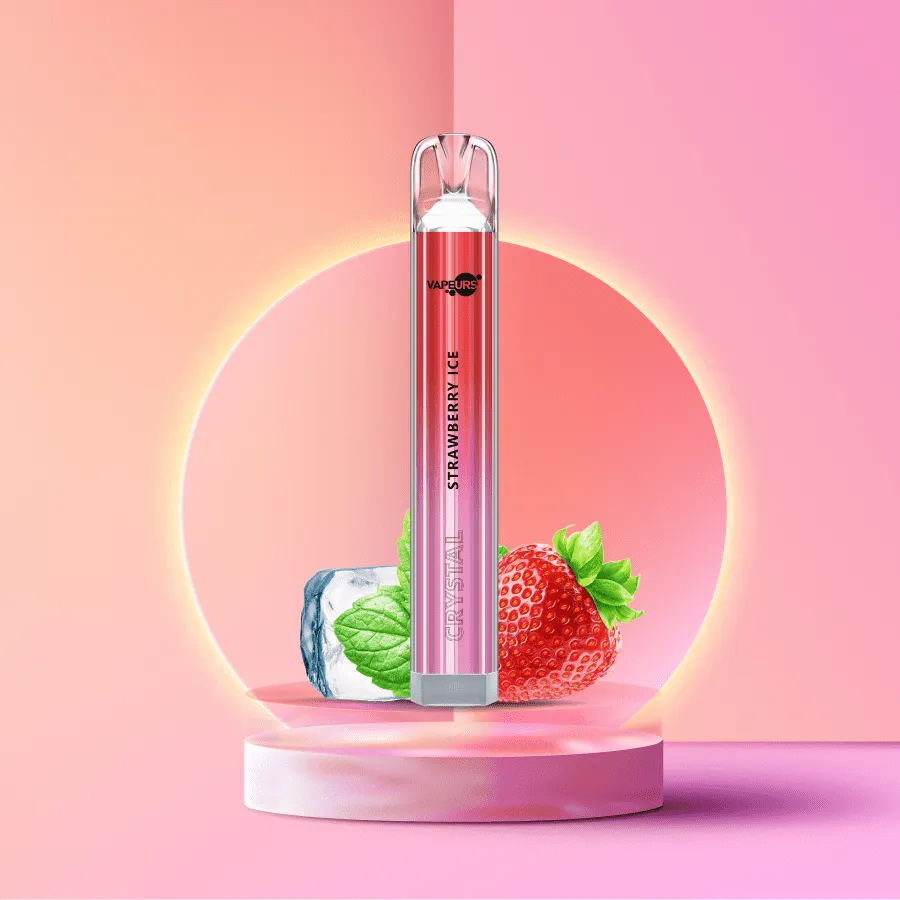Vapeurs Crystal - Strawberry Ice Vapeurs Crystal - Strawberry Ice