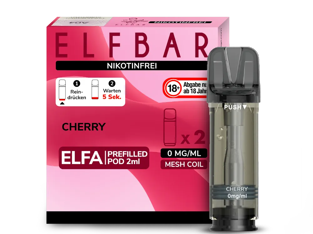 Elfa Pod - Cherry (NIKOTINFREI) Elfa Pod - Cherry (NIKOTINFREI)