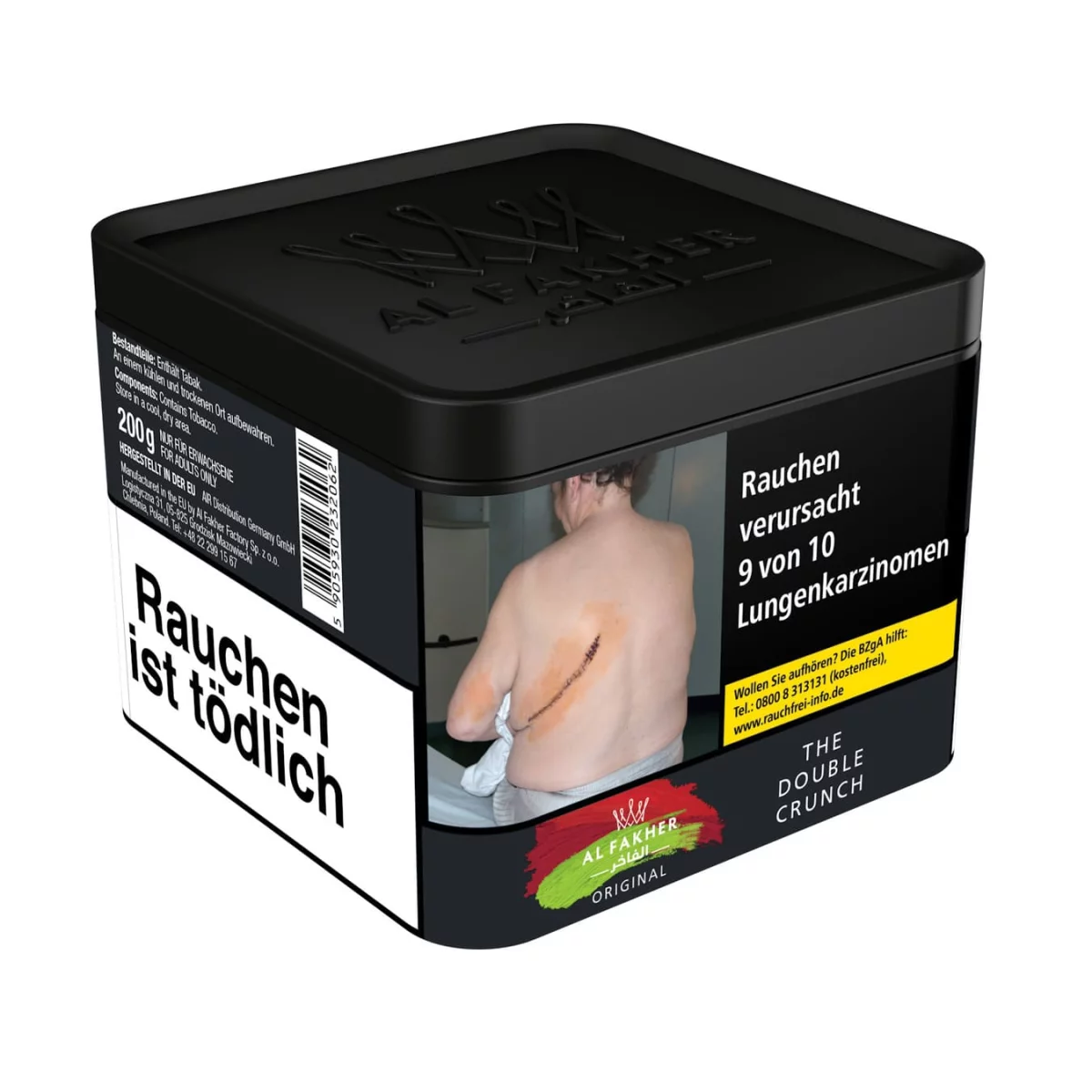 Al Fakher Shisha Tabak (200g) - The Double Crunch Al Fakher Shisha Tabak (200g) - The Double Crunch