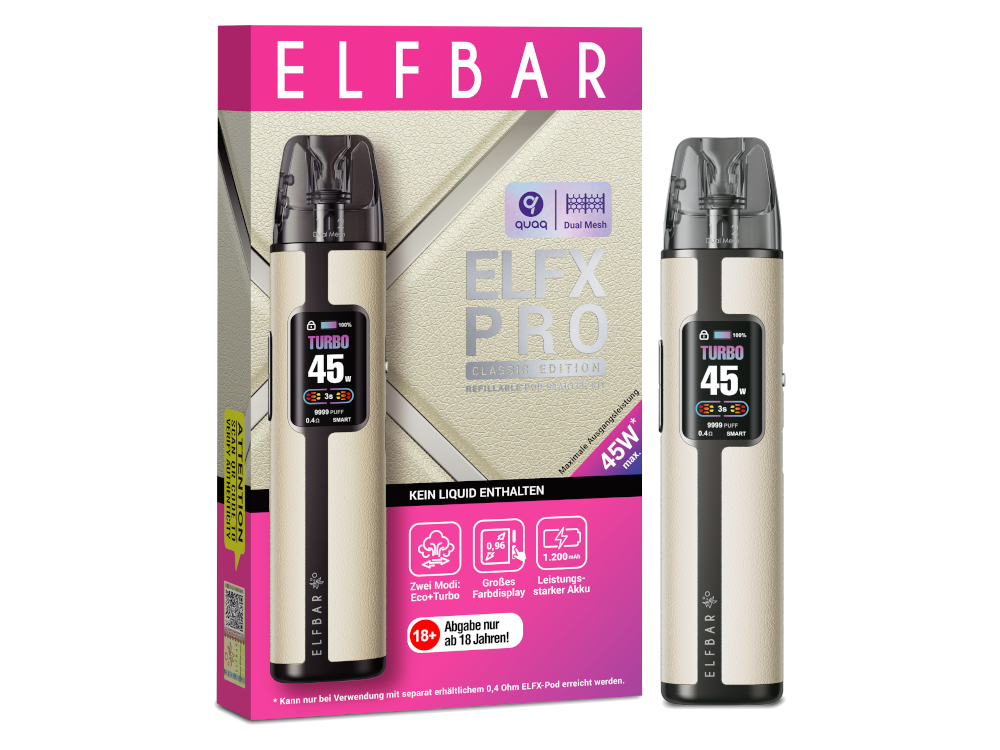 Elfbar Elfx Pro - Weiss Elfbar Elfx Pro - Weiss