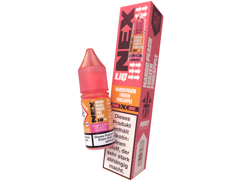 Pod Salt - Nexliq - Mango Peach Frozen Pineapple Pod Salt - Nexliq - Mango Peach Frozen Pineapple