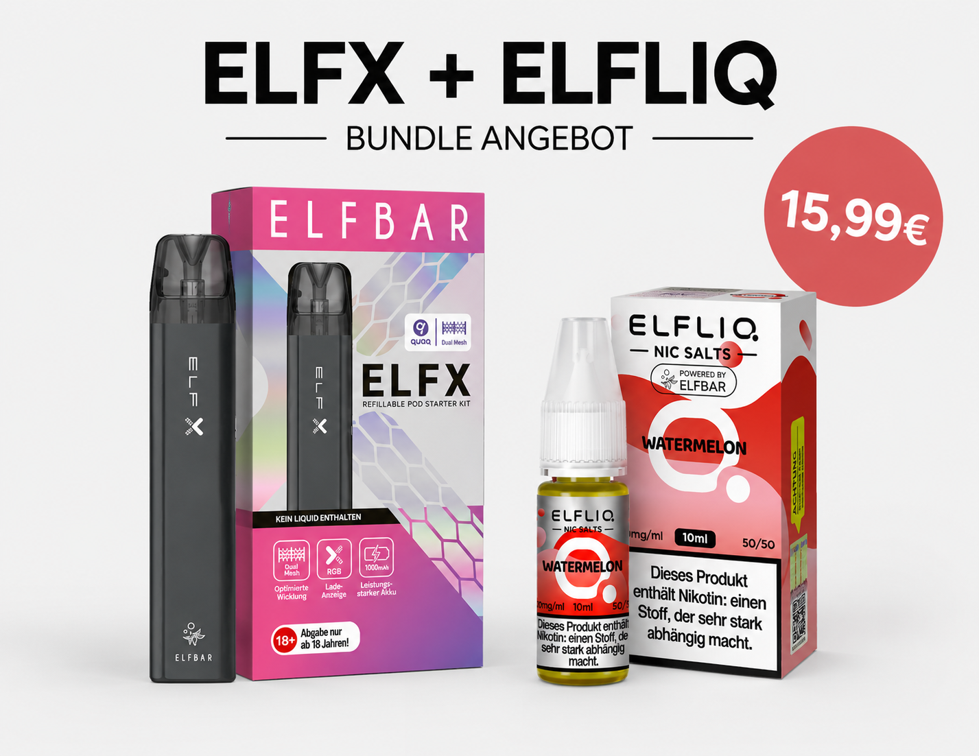 1x ELFX + 1x ELFLIQ - Bundle Angebot 