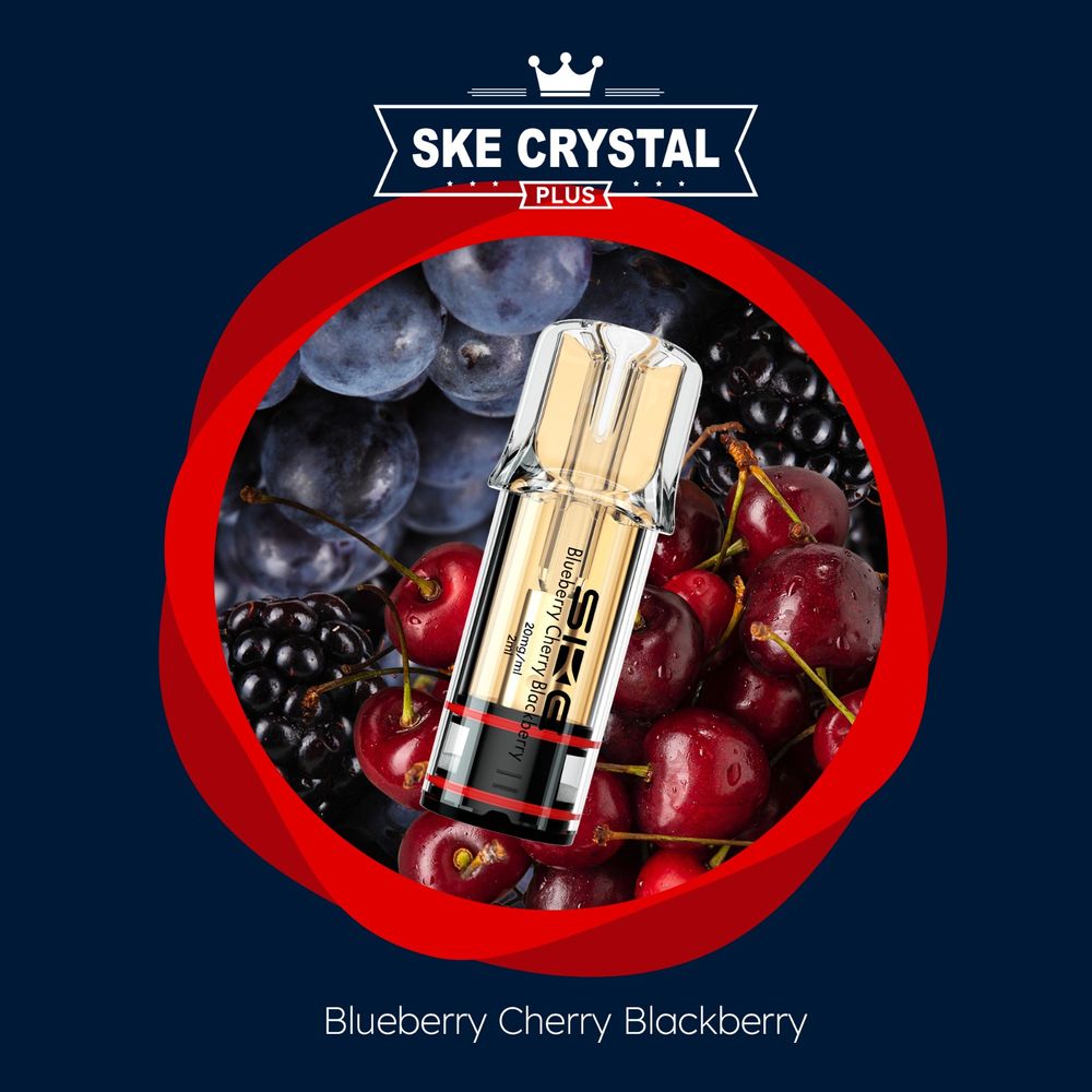 SKE Crystal PLUS - Blueberry Cherry Blackberry SKE Crystal PLUS - Blueberry Cherry Blackberry