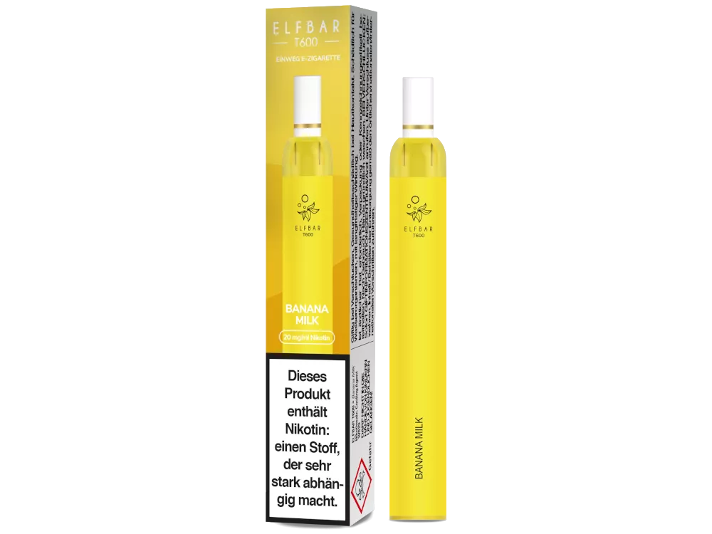Elfbar T600 - Banana Milk Elfbar T600 - Banana Milk