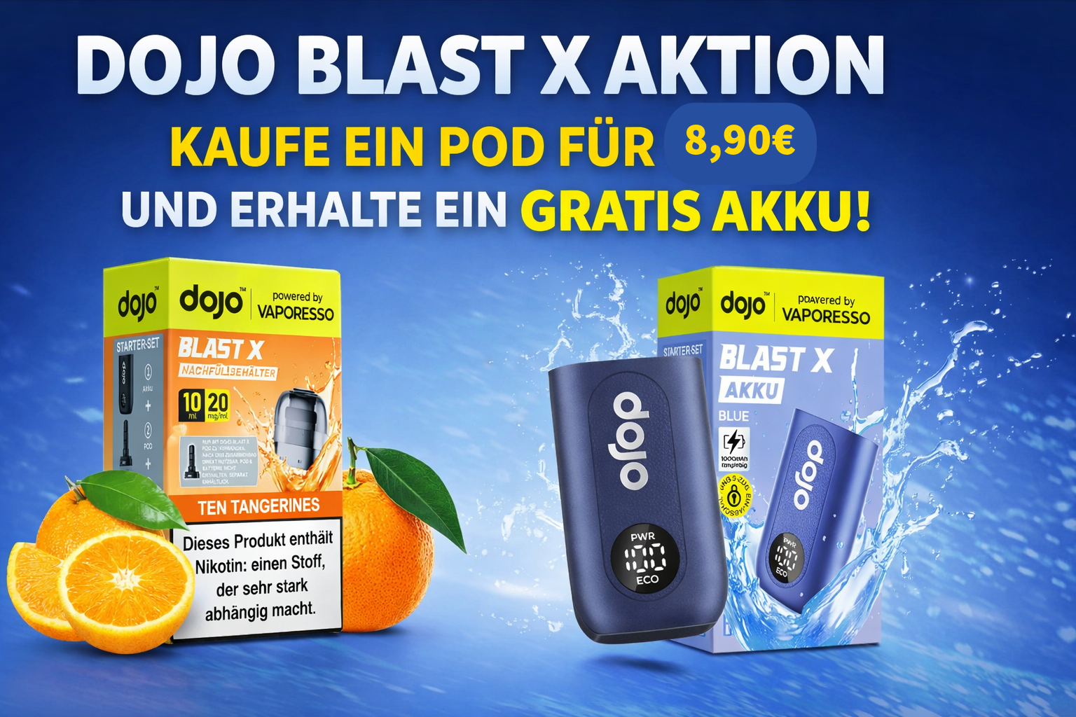 Dojo Blast X Bundle - Pod + Akku