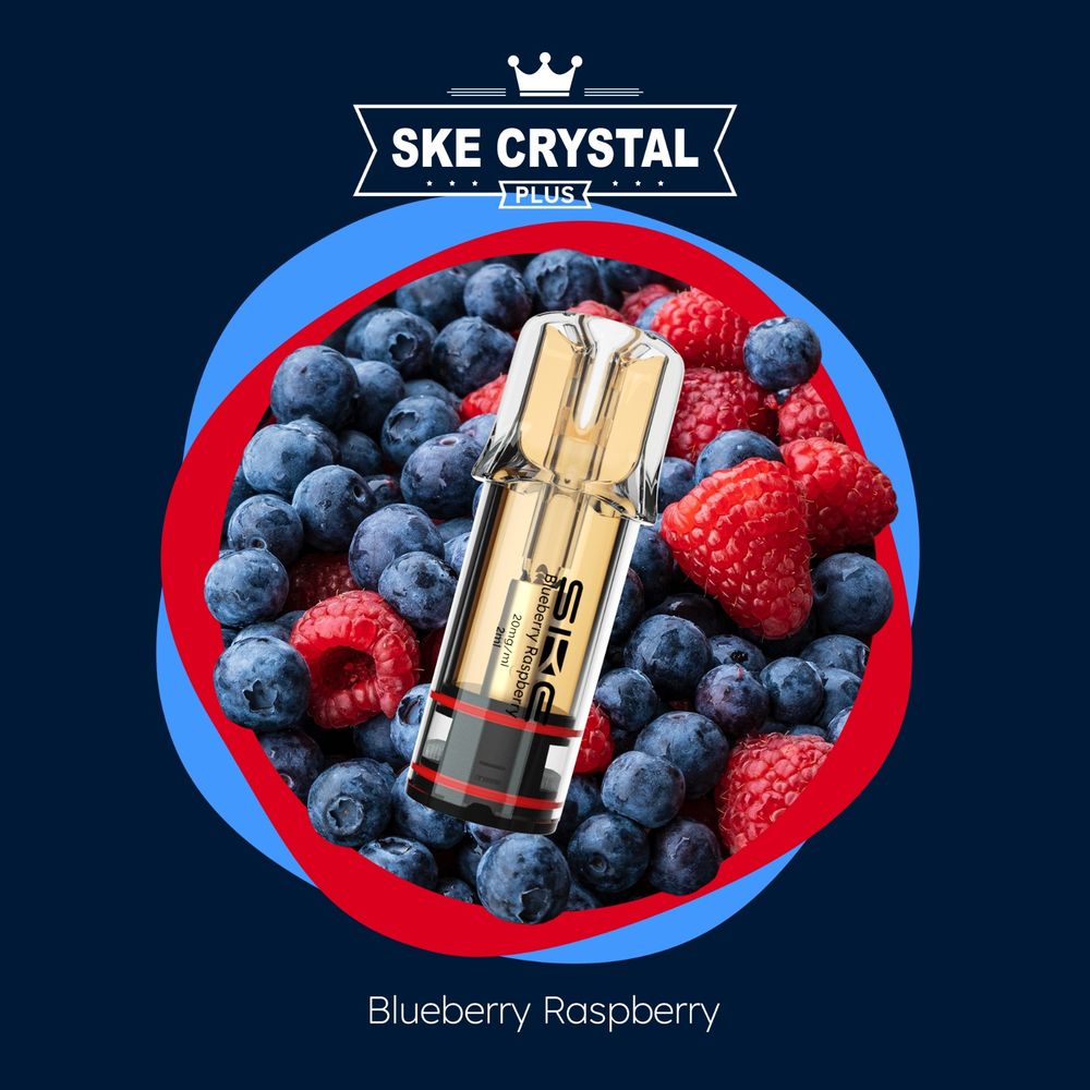 SKE Crystal PLUS - Blueberry Raspberry SKE Crystal PLUS - Blueberry Raspberry