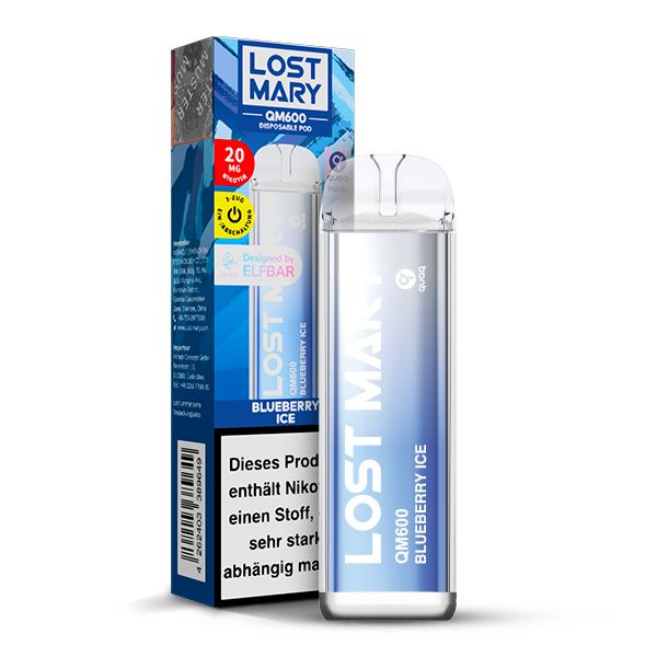 Elfbar Lost Mary QM600 - Blueberry Ice Elfbar Lost Mary QM600 - Blueberry Ice
