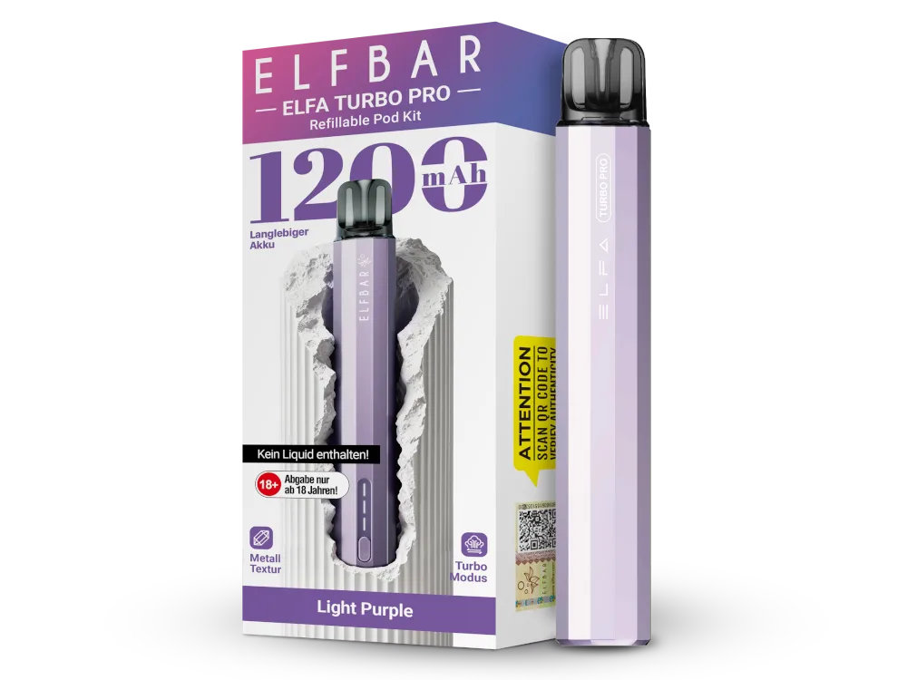 Elfbar Elfa Turbo Pro - Light Purple