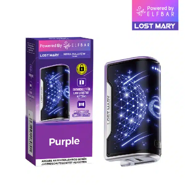 Lost Mary NERA 15K - Fullview Device - Purple