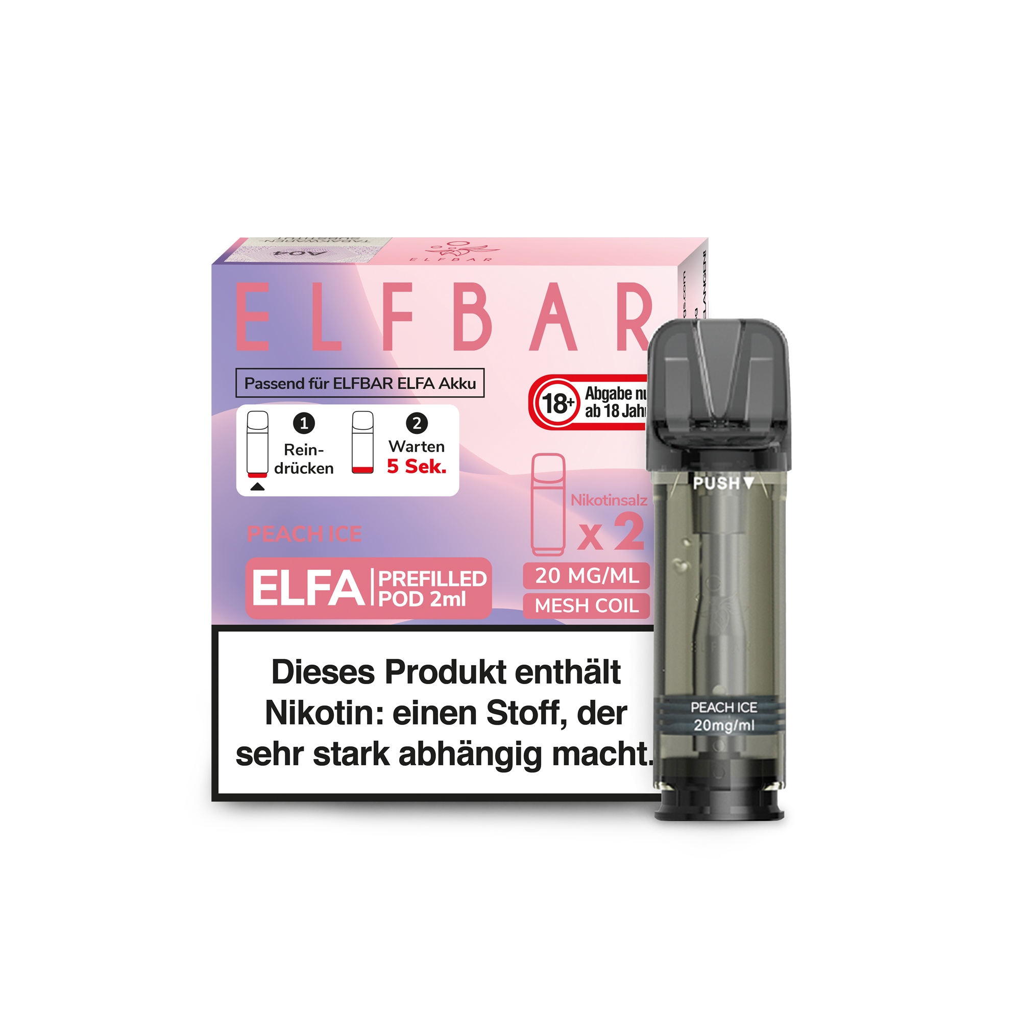 Elfa Pod - Peach Ice Elfa Pod - Peach Ice