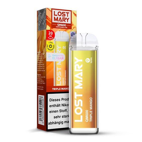 Elfbar Lost Mary QM600 - Triple Mango Elfbar Lost Mary QM600 - Triple Mango