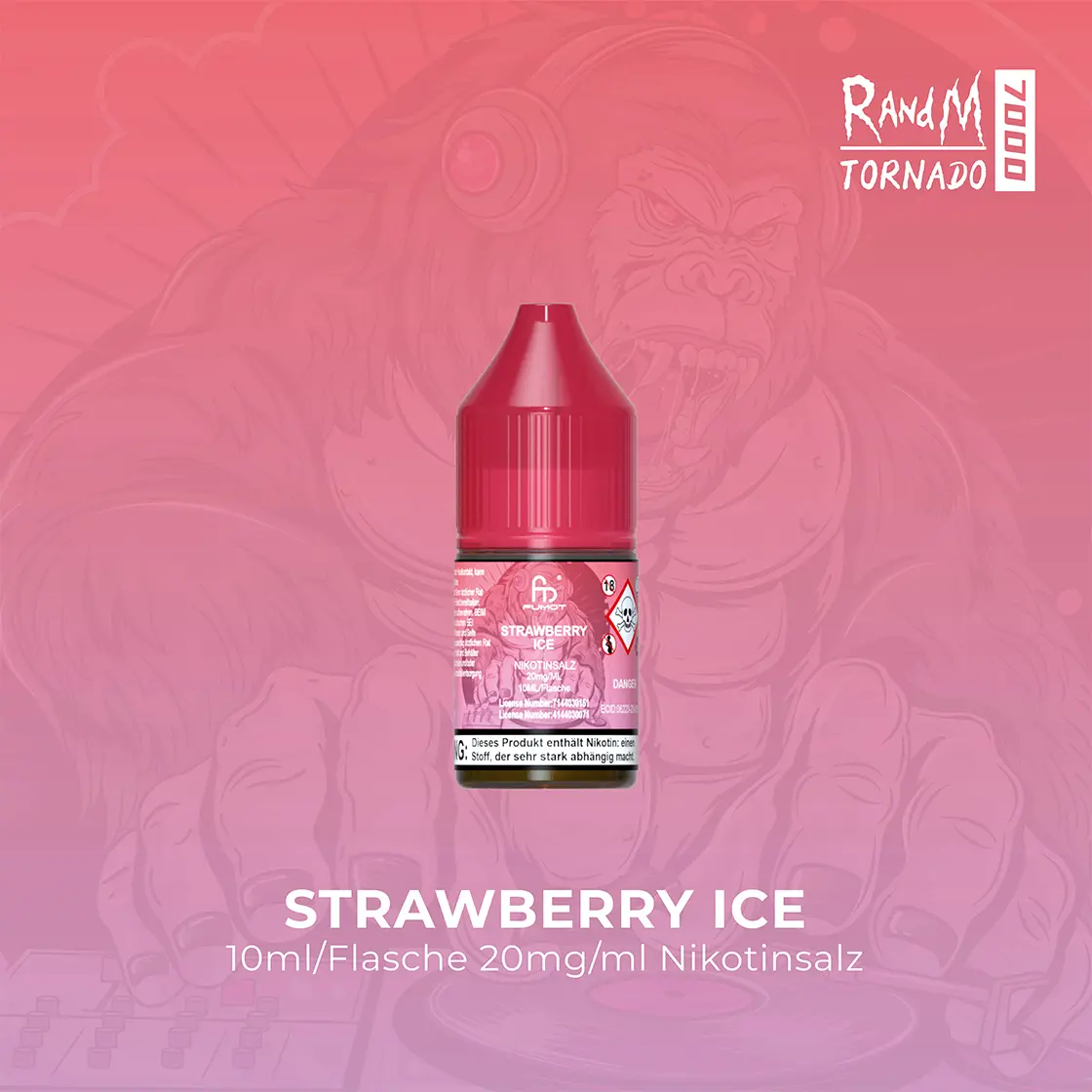 RandM Tornado - Strawberry Ice