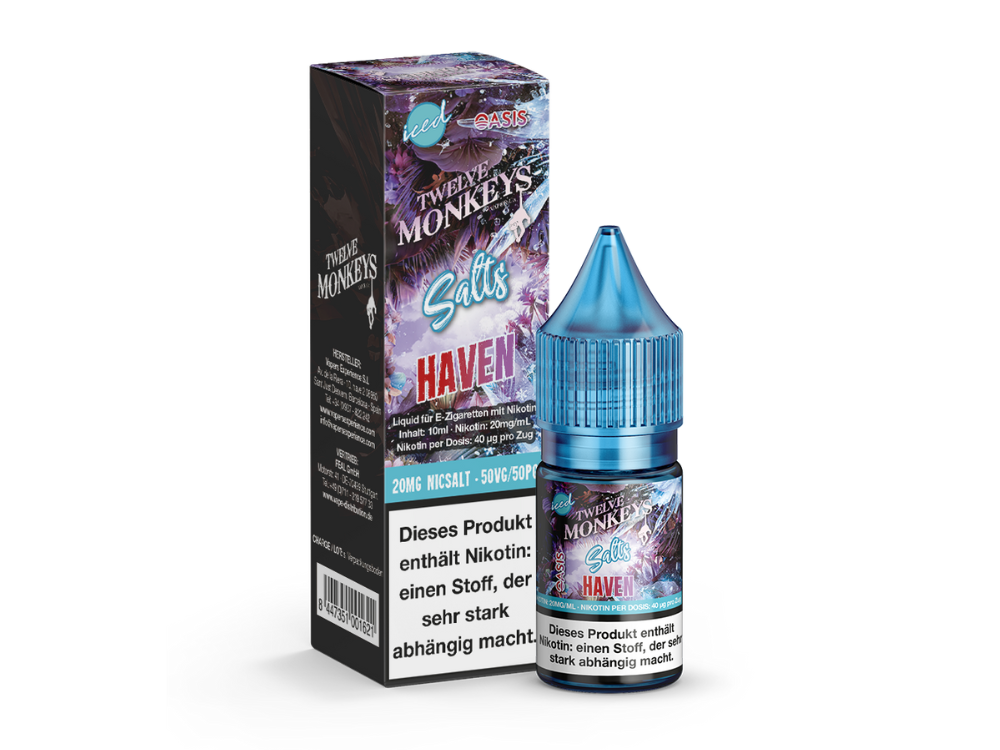 Twelve Monkeys Iced Liquid - Haven Twelve Monkeys Iced Liquid - Haven