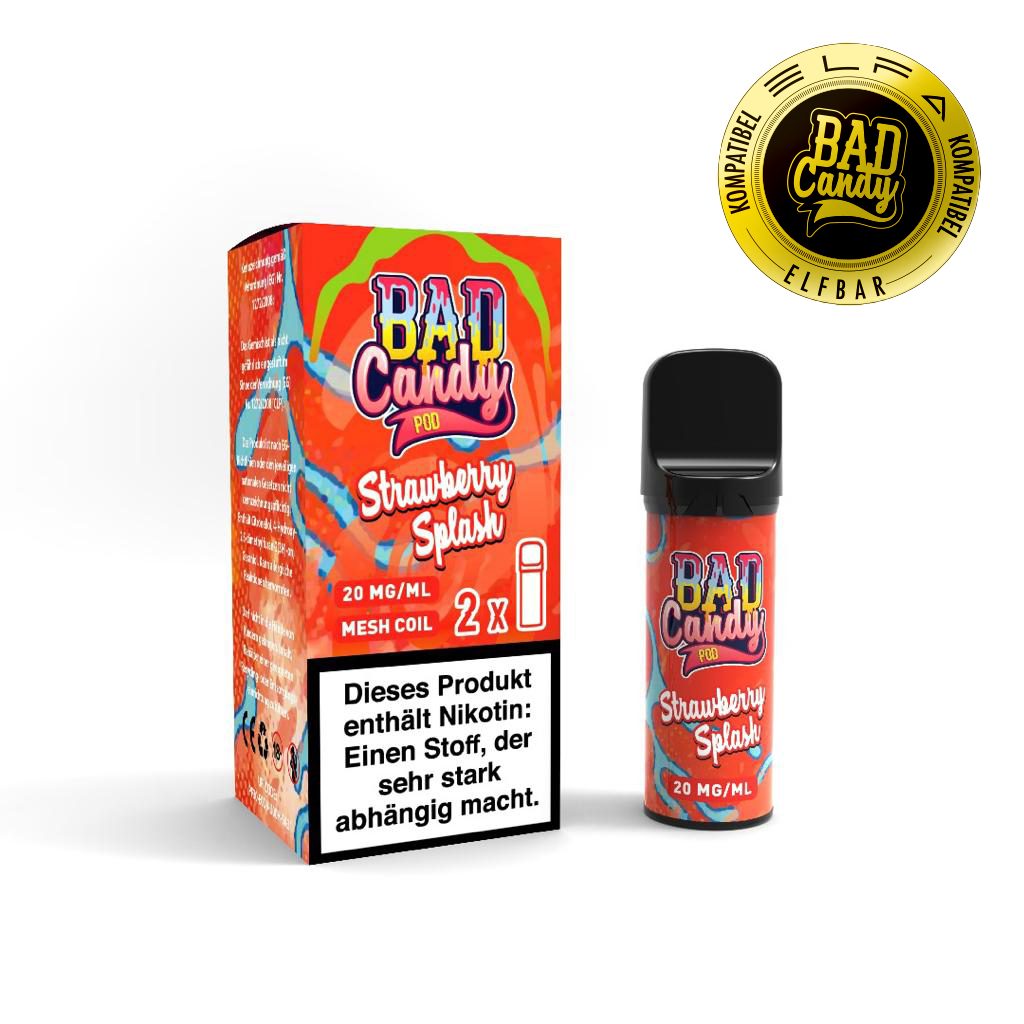 Bad Candy Pod2Go - Strawberry Splash Bad Candy Pod2Go - Strawberry Splash