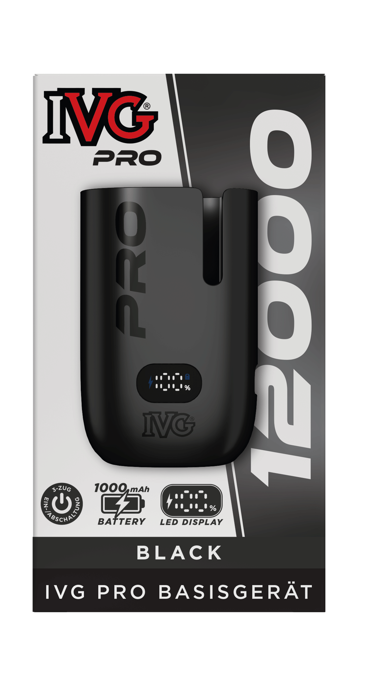IVG Pro 12000 Device - Black